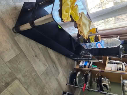 Photo of free Glass TV stand nearly new (Littleport CB6) #1