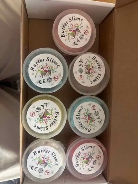 Photo of free 7x mini-butter slime Age 3 and over (Emscote Mill CV34) #1