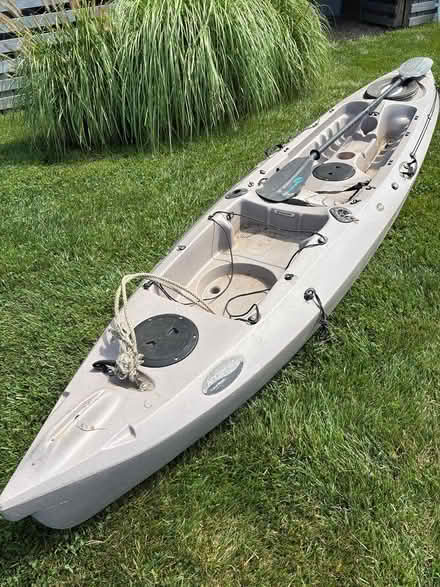 Photo of free Angler 160 kayak with paddle (Charlestown RI) #1