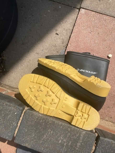 Photo of free Black Dunlop wellies size 6 (Church Hill North B98) #2