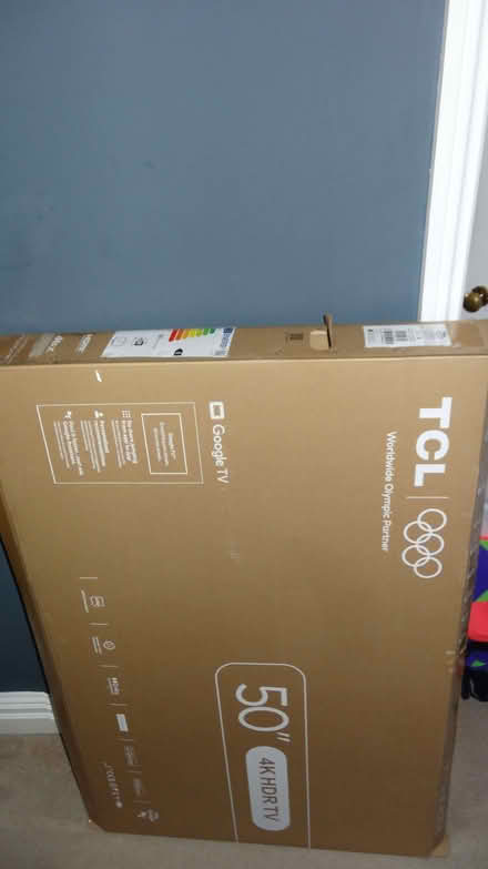 Photo of free Empty large TV cardboard box (Kedleston Road DE22) #1