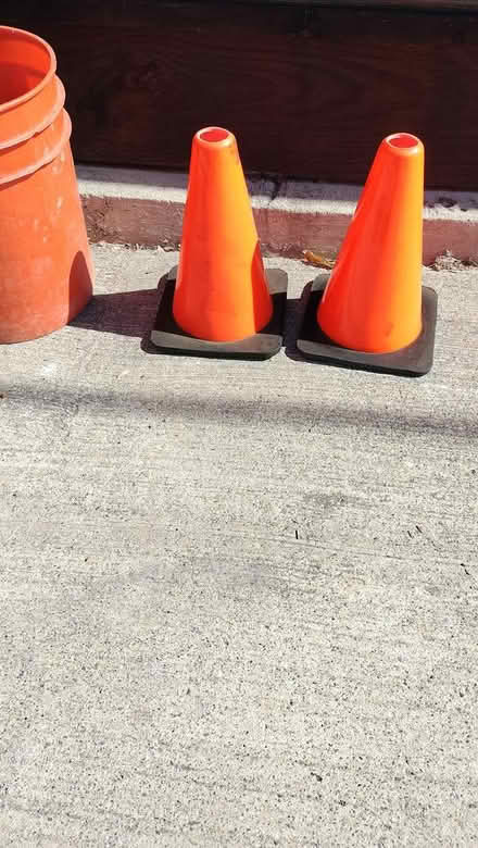 Photo of free Cones (Off Bernardo and El Camino) #1