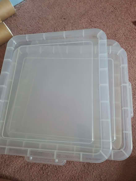 Photo of free Plastic box lids (Brentford Gate TW8) #2