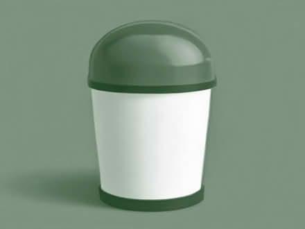 Photo of Large Plastic Dustbin with lid (Kirby Cane NR35) #1