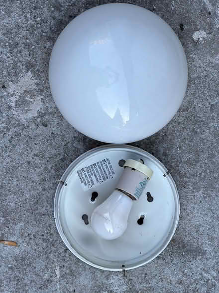 Photo of free Light fixture with bulb (East Palo Alto CA) #1