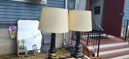 Photo of free 2 small lamps (7 Harrington Terr Cambridge) #1