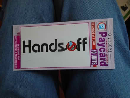 Photo of free Jersey parking card (Dunton Green TN13) #1