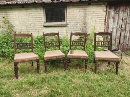 Photo of free 4 Victorian dining chairs (Ashley Green HP5) #1