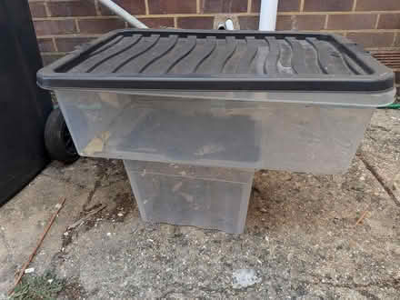 Photo of free 2 x plastic Storage boxes (Castlepoint BH8) #1