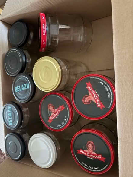 Photo of free clean jars with lids (Weybridge KT13) #1