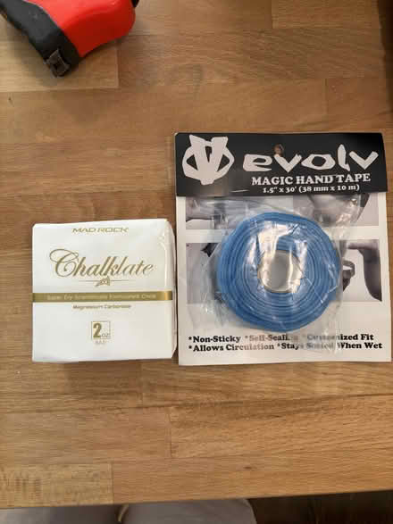 Photo of free Rock Climbing Chalk and Hand Tape (Redwood City, Mt. Carmel) #1