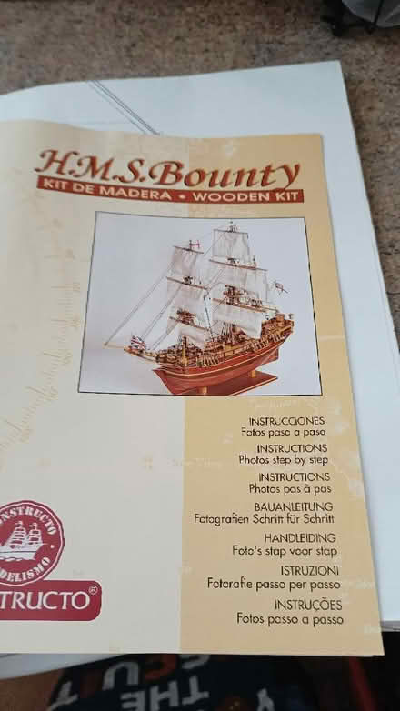 Photo of free Wooden kit of HMS Bounty to build (Connahs quay CH5) #1