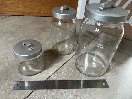 Photo of free Glass storage jars (CB1 Coldham’s Lane) #3