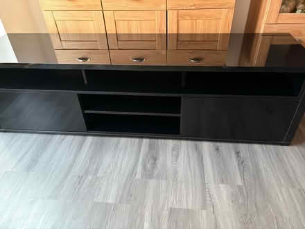 Photo of free Black TV cabinet (Westham BN24) #3