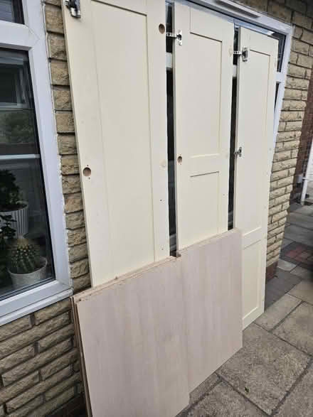 Photo of free wardrobe door and shelves (Kirkby L32) #1