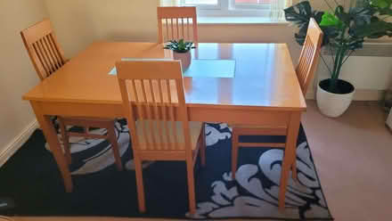 Photo of free Dining table and chairs set (Chells Manor SG1) #2