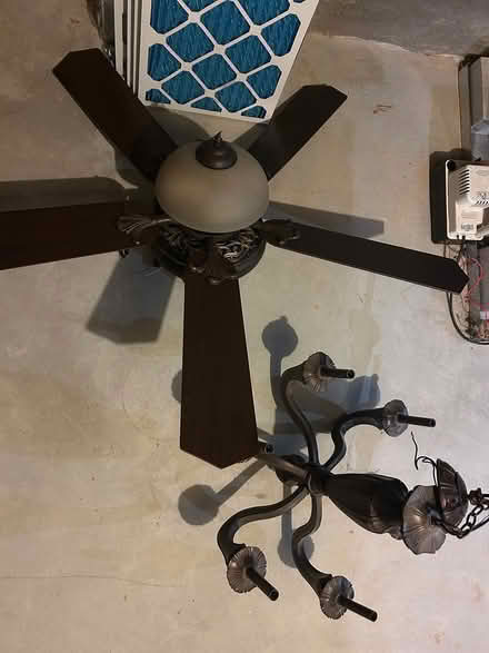 Photo of free Ceiling fan w/light and chandelier (30115) #1
