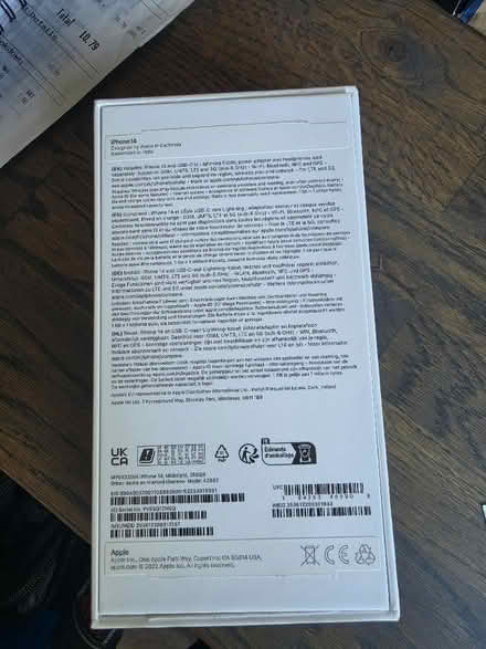 Photo of free iPhone box only (Wanstead IG1) #1