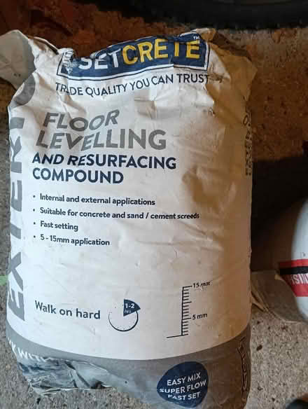 Photo of free Floor levelling compound (full bag) + 1/3 back patching (Royston SG8) #1