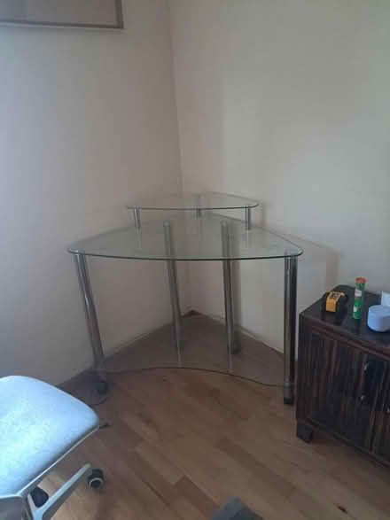 Photo of free Glass corner unit for computer (Dublin south city) #1