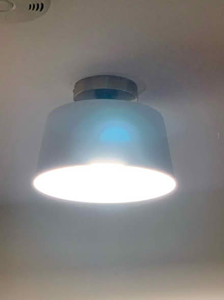 Photo of free Glass ceiling light fixture (Melrose, ma) #2