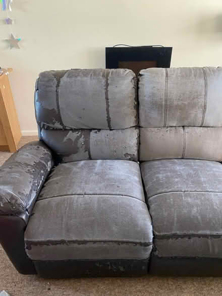 Photo of free 3 seater recliner (Lancing) #1