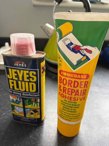 Photo of free Jeyes fluid and border adhesive (Longbarn WA2) #1