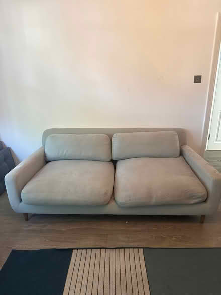 Photo of free Light green large 3 seater Loaf sofa (Kew TW9) #1