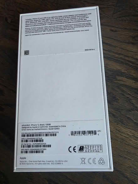 Photo of free iPhone box only (Wanstead IG1) #1