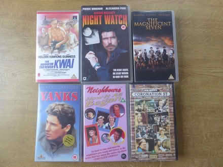 Photo of free Films on VHS tapes, Kwai, Mag 7 etc (Fareham PO15) #1
