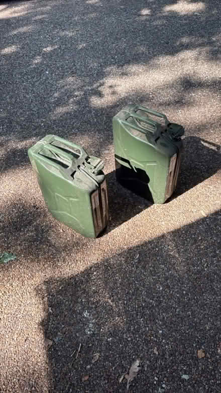 Photo of free 2 x 20l Jerry cans - used but in great shape (Tylers Green HP10) #1