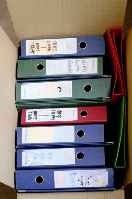 Photo of free A quantity of lever arch files (Kington) (Newton HR5) #1