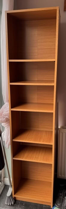 Photo of free Tall wooden shelves (East Kilbride) #1