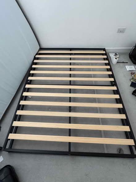Photo of free Double bed frame and mattress (Berryfields HP18) #3