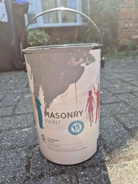 Photo of free Grey masonry paint (Byfleet KT14) #1