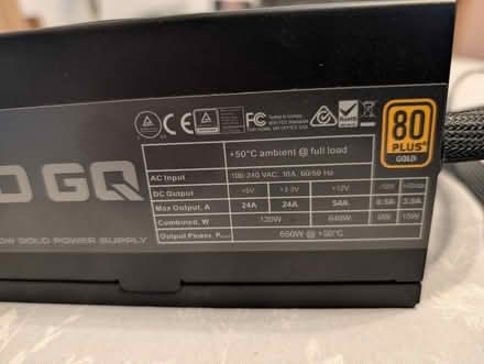 Photo of free EVGA 650 GQ PC Power Supply (Broxbourne EN10) #3