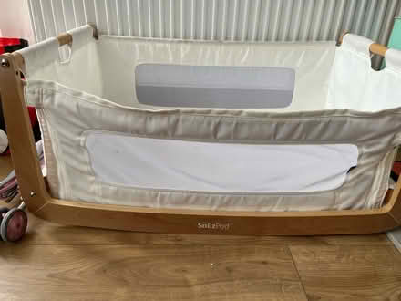 Photo of free SnüzPod3 bassinet & mattress (Beechwood CH43) #1
