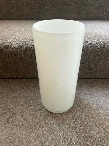 Photo of free Milk-white glass vase (Christleton CH3) #1
