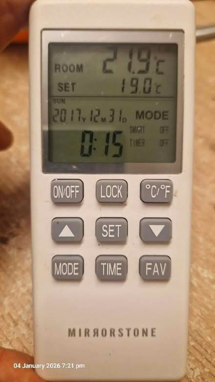 Photo of free 1200W Infrared Panel Heater – Wall Mounted – Thermostat/Time (Little Salkeld CA10) #2