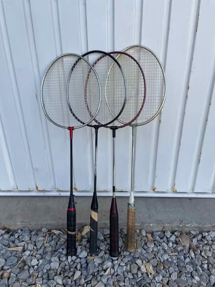 Photo of free 4 badminton racquets (Galgate LA2) #1