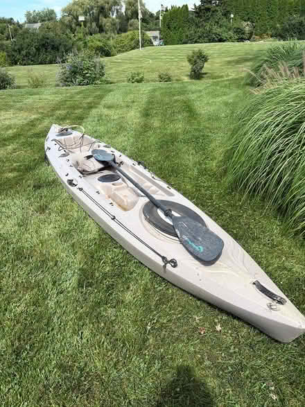 Photo of free Angler 160 kayak with paddle (Charlestown RI) #2