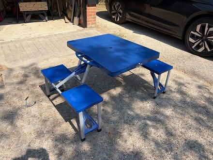 Photo of free Camping table and seats (East Hanney) #1