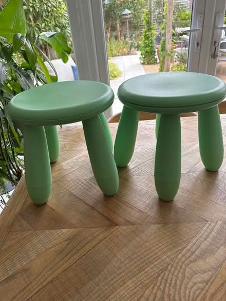 Photo of free 2 IKEA Mammut children’s stools (Woodford SK7) #1