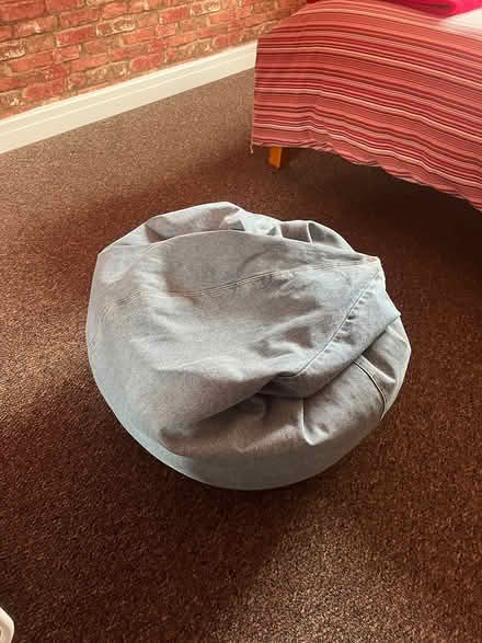 Photo of free Blue Denim bean bag (Bidston CH43) #1