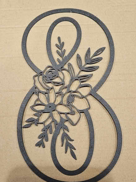 Photo of free Metal No 8 Door plack (Da1 2 dartford) #1