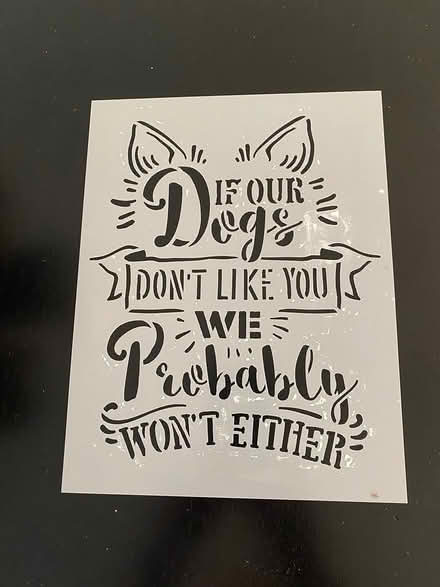 Photo of free Craft Stencil (Dixon) #1