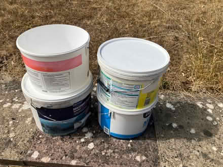 Photo of free Large paint tubs - empty (Ashchurch GL20) #1