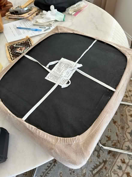 Photo of free Velvet chair cushion covers, s/4 (Buffalo Grove, IL) #2