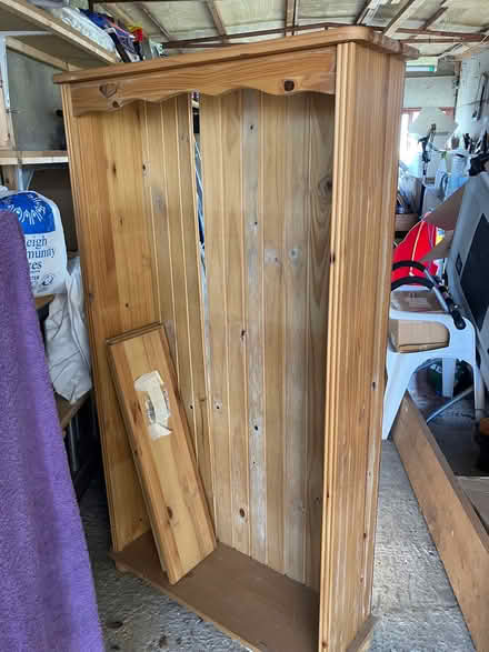 Photo of free Large Pine Bookcase Requires TLC (West End SO30) #1