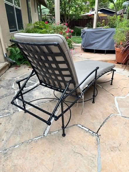 Photo of free 2 metal chaise lounges (North Napa off Salvador) #1